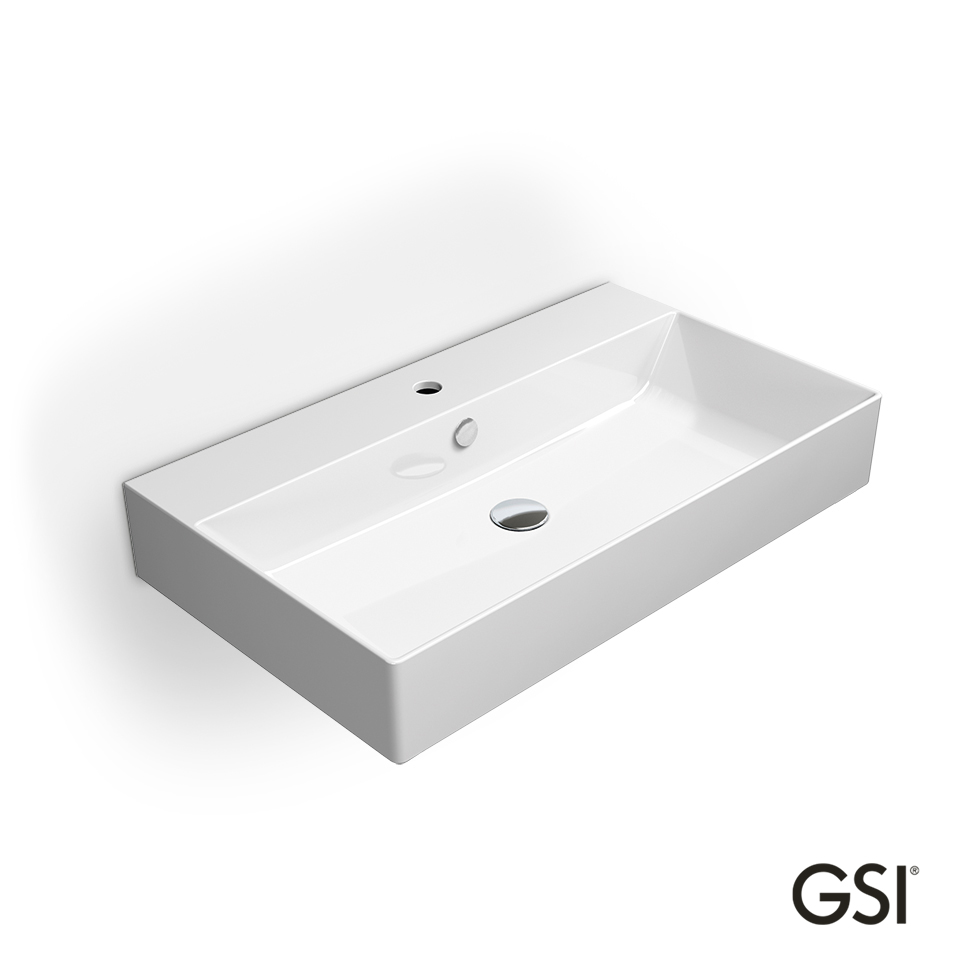 ΝΙΠΤΗΡΑΣ KUBE-X 80x47 (1 οπή+2 προχ.) GSI WHITE