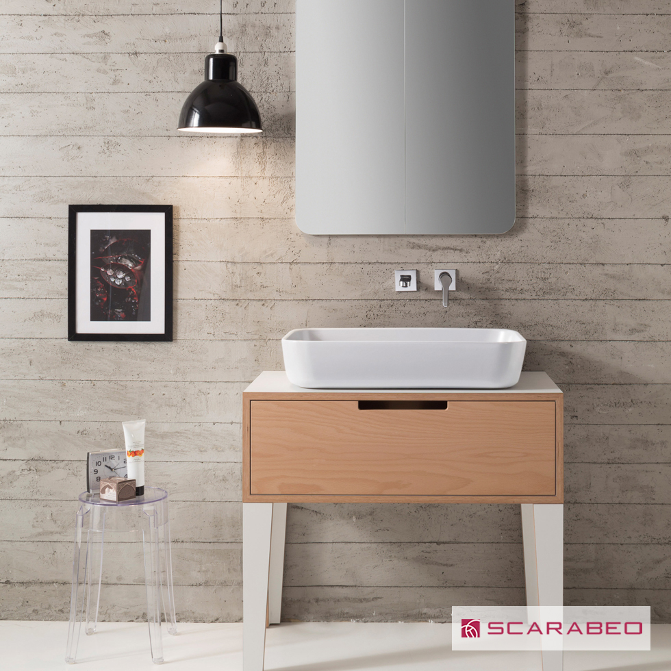 ΝΙΠΤΗΡΑΣ MIZU 70x45 SCARABEO WHITE