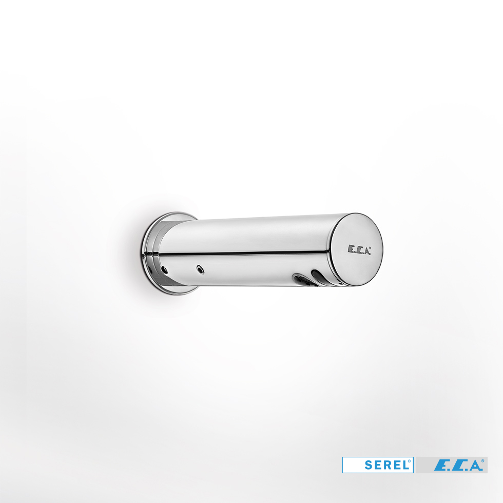 ΚΑΝΟΥΛΑ ΝΙΠΤ.ΤΟΙΧΟΥ ΗΛΕΚΤΡΟΝ. (ΜΠΑΤ.) SEREL ECA CHROME
