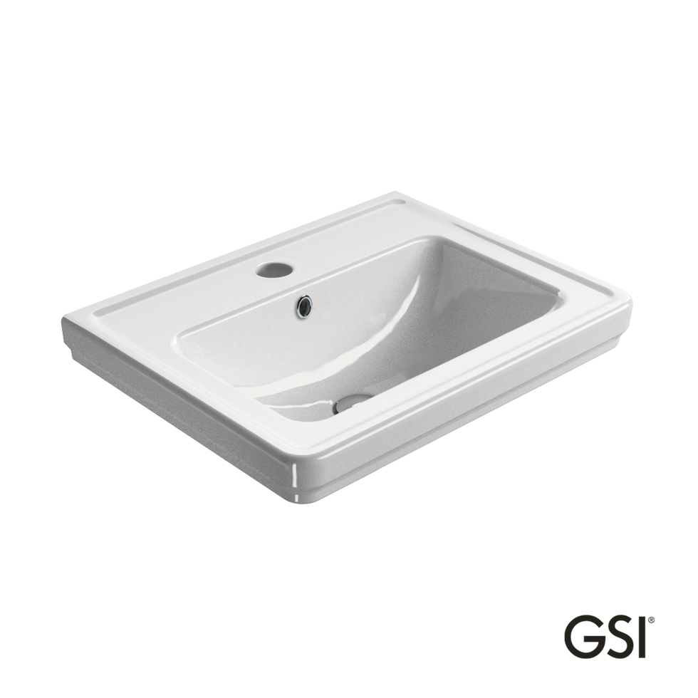 ΝΙΠΤΗΡΑΣ CLASSIC 60x46 (1 οπή+2 προχ.) GSI WHITE