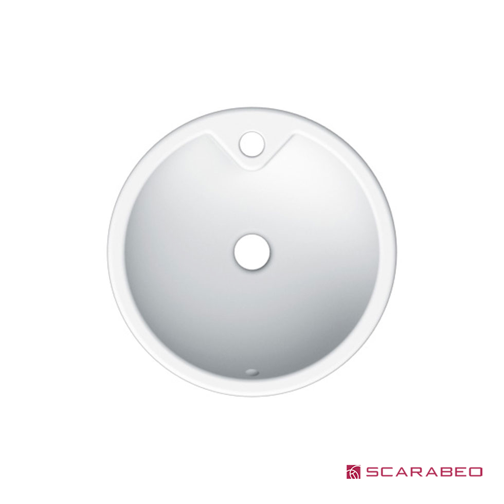 ΝΙΠΤΗΡΑΣ LUNA 40Φ (1 οπή) SCARABEO WHITE