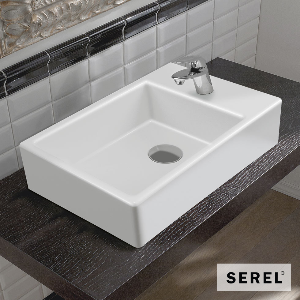 ΝΙΠΤΗΡΑΣ TETRA 45x28 (1 οπή) SEREL WHITE