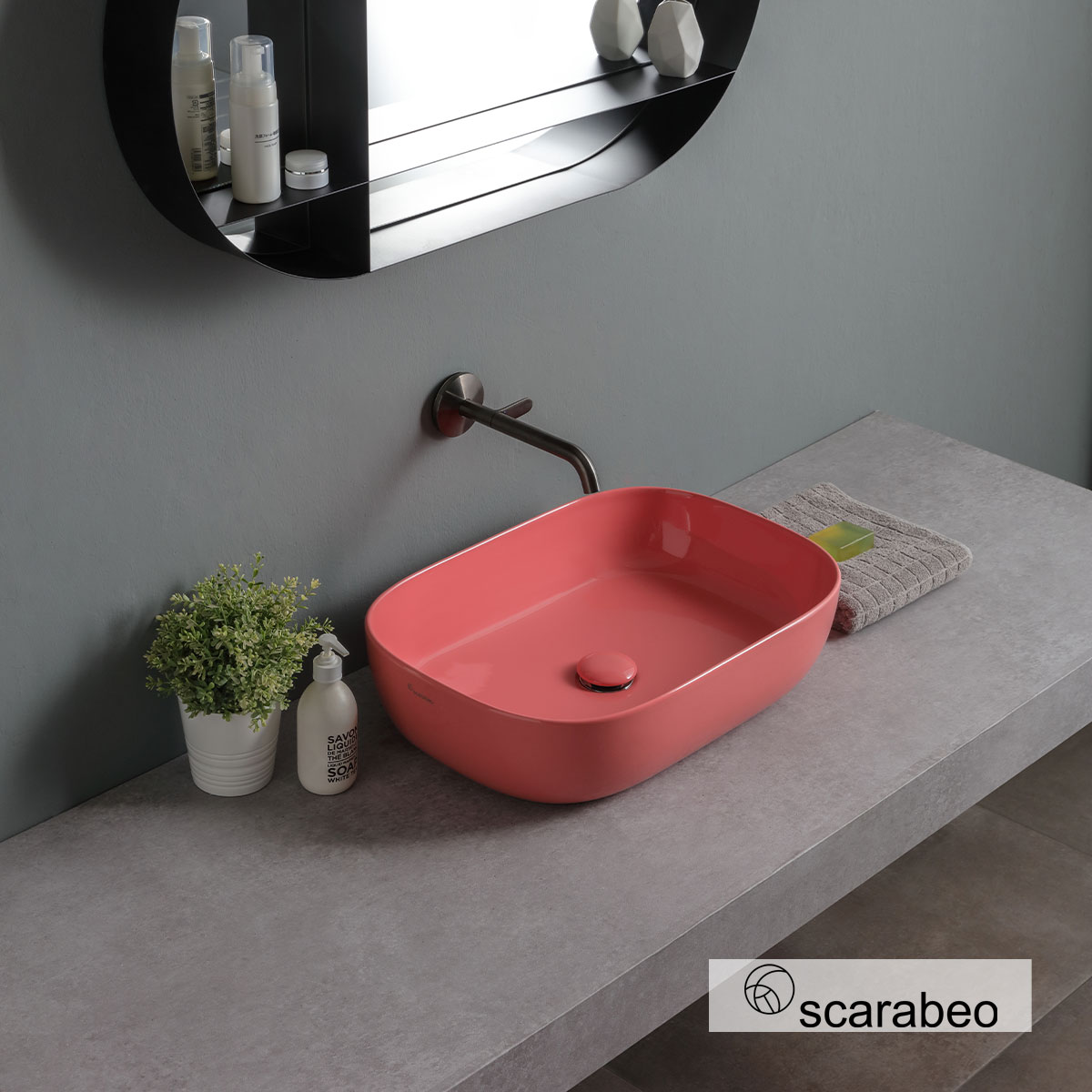 ΝΙΠΤΗΡΑΣ GLAM 56x39 SCARABEO PEACH GLOSSY