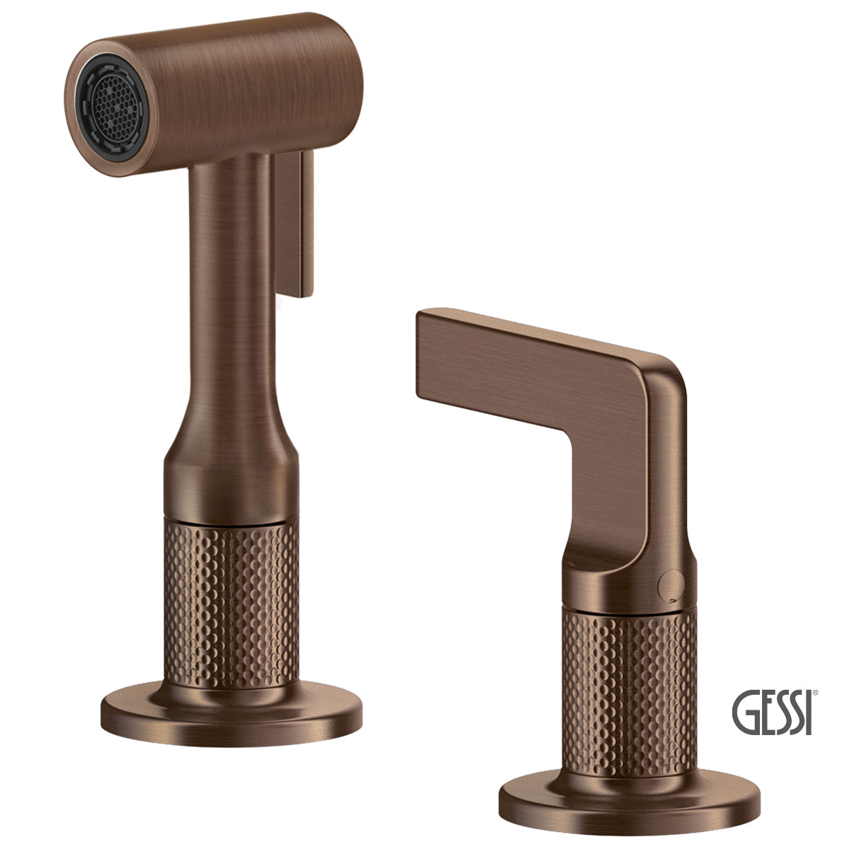 ΜΠΑΤ.ΝΕΡΟΧ. 4 ΟΠΩΝ INCISO GESSI COPPER BRUSHED