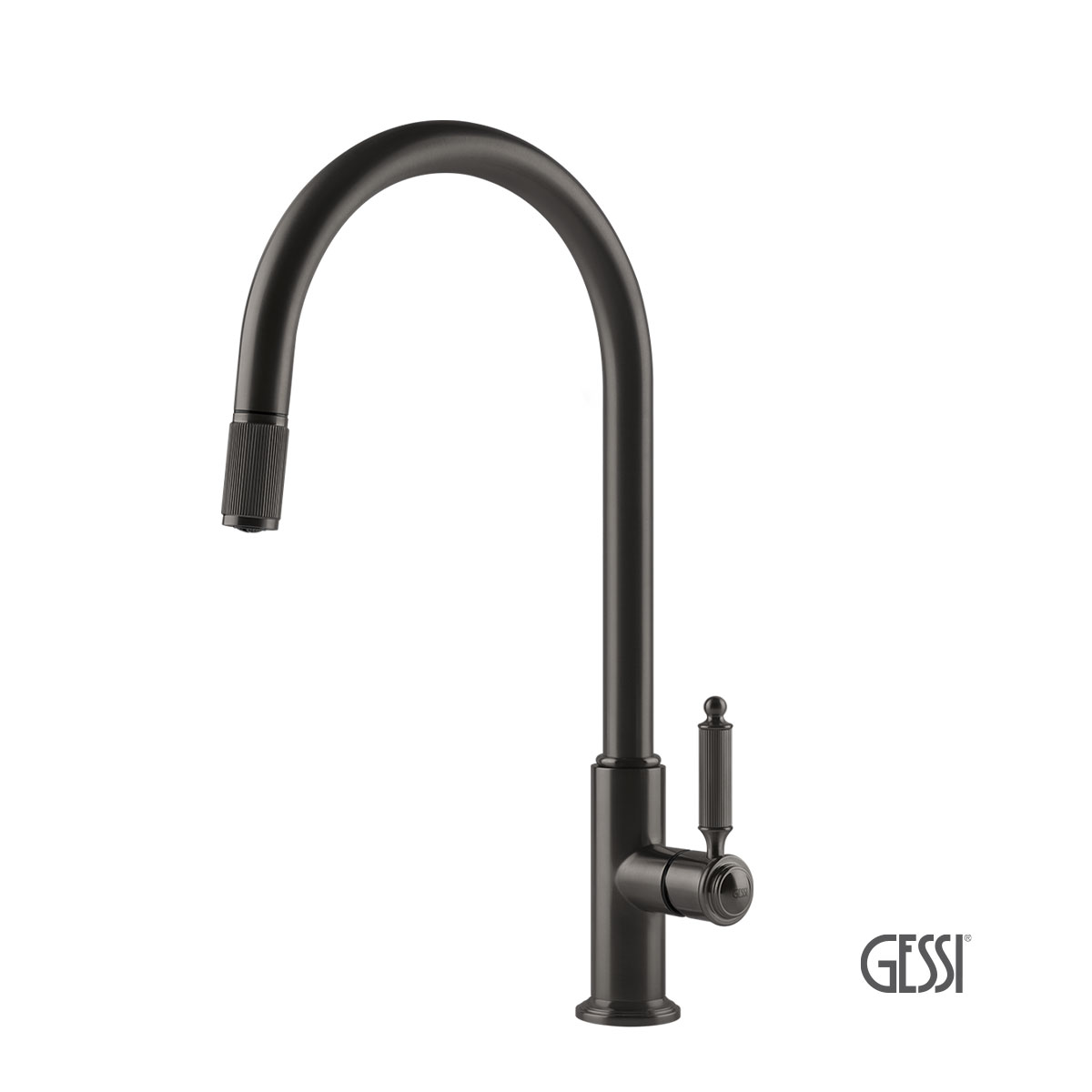 ΜΠΑΤ.ΝΕΡΟΧ. VENTI20 GESSI BLACK METAL BRUSHED PVD
