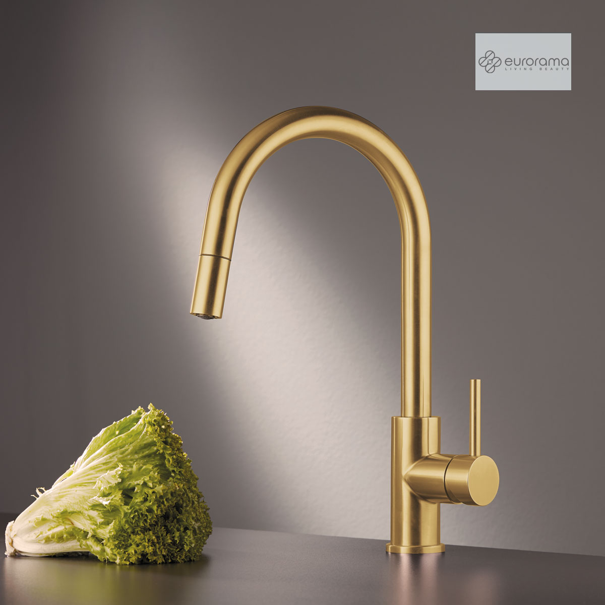 ΜΠΑΤ.ΝΕΡΟΧ. EURORAMA INOX PVD BRUSHED GOLD