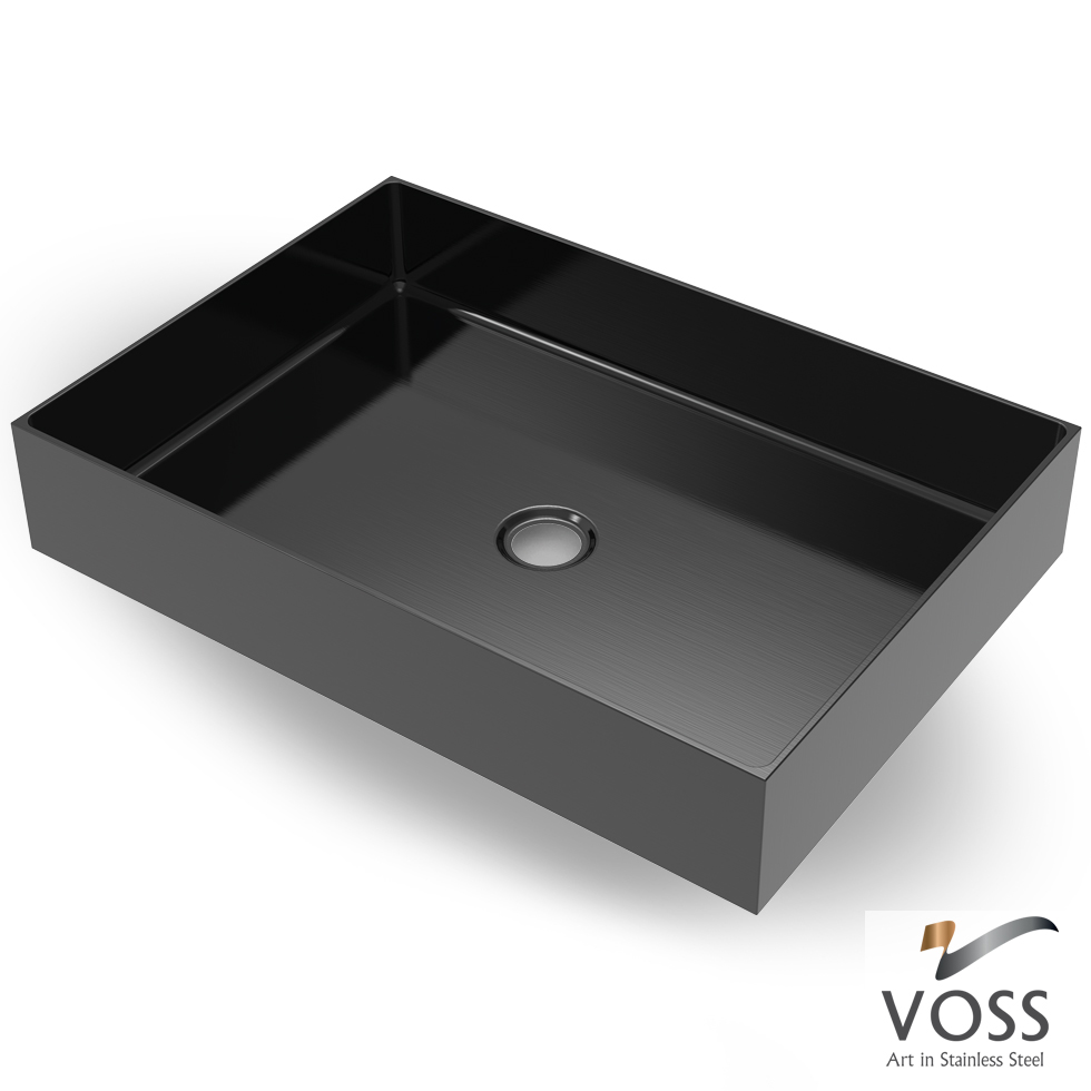 ΝΙΠΤΗΡΑΣ ALDO 55x38 VOSS INOX PVD BLACK BRUSHED