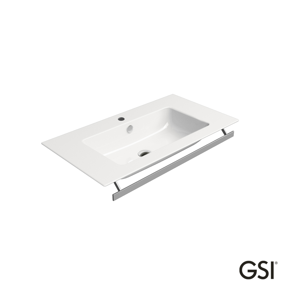 ΝΙΠΤΗΡΑΣ PURA 82x46 (1 οπή+2 προχ.) GSI WHITE