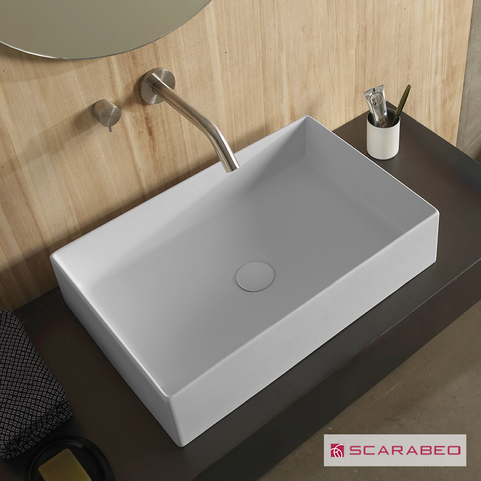 ΝΙΠΤΗΡΑΣ TEOREMA2.0 60x40 SCARABEO PEARL (WHITE MATT)