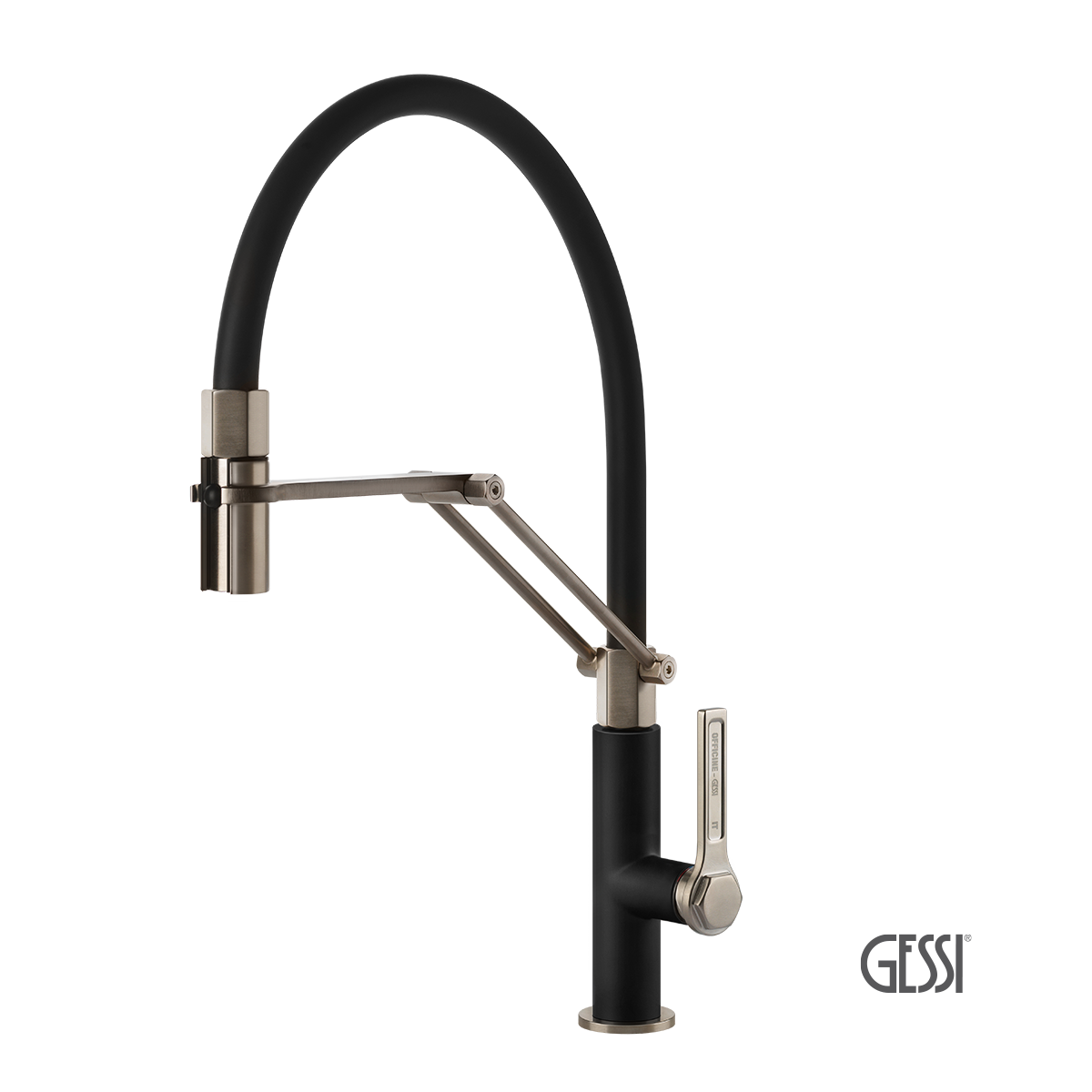 ΜΠΑΤ.ΝΕΡΟΧ.ΕΛΑΤΗΡΙΟΥ OFFICINE GESSI INOX/BLACK MATT