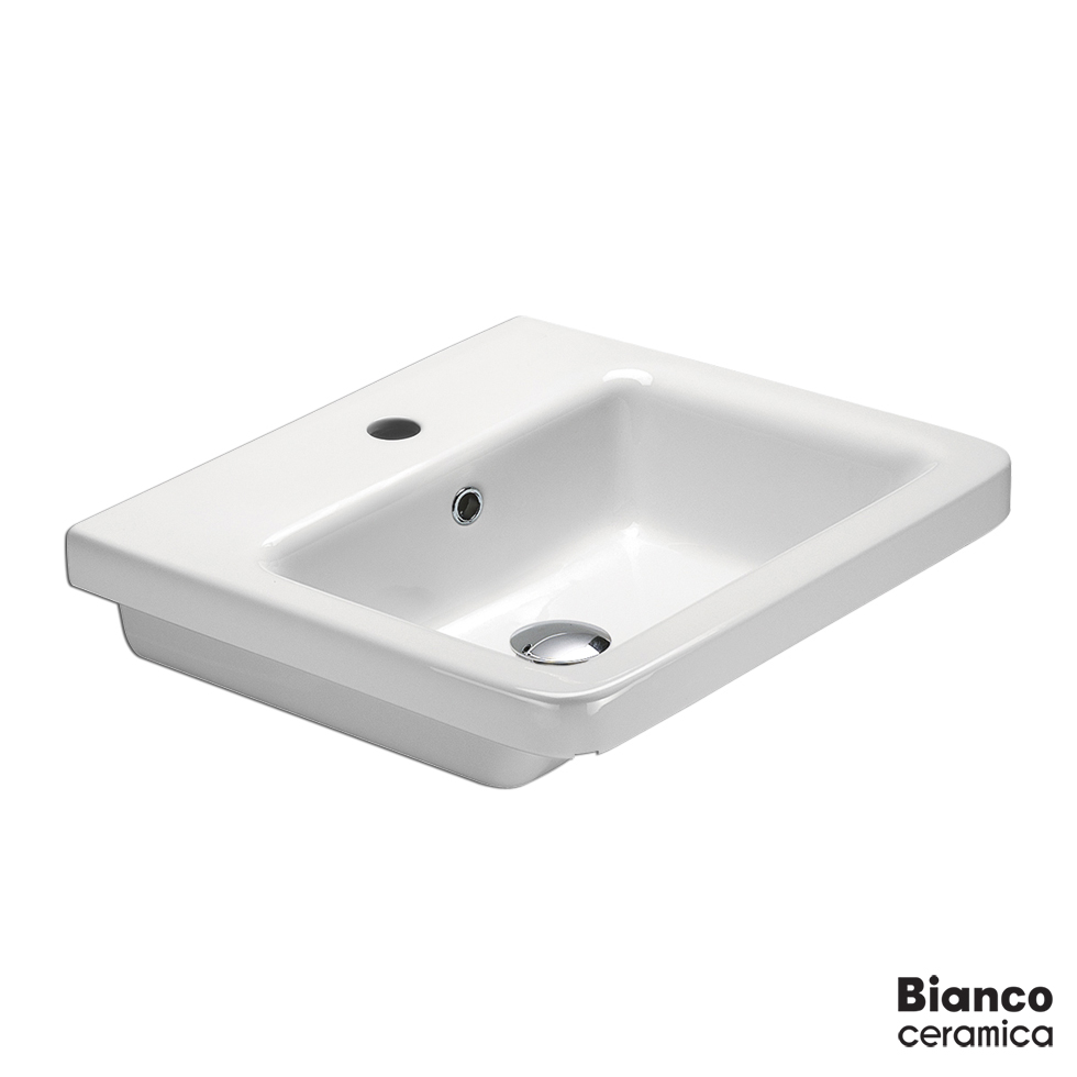 ΝΙΠΤΗΡΑΣ CITY 60x45 (1 οπή) BIANCO CERAMICA WHITE