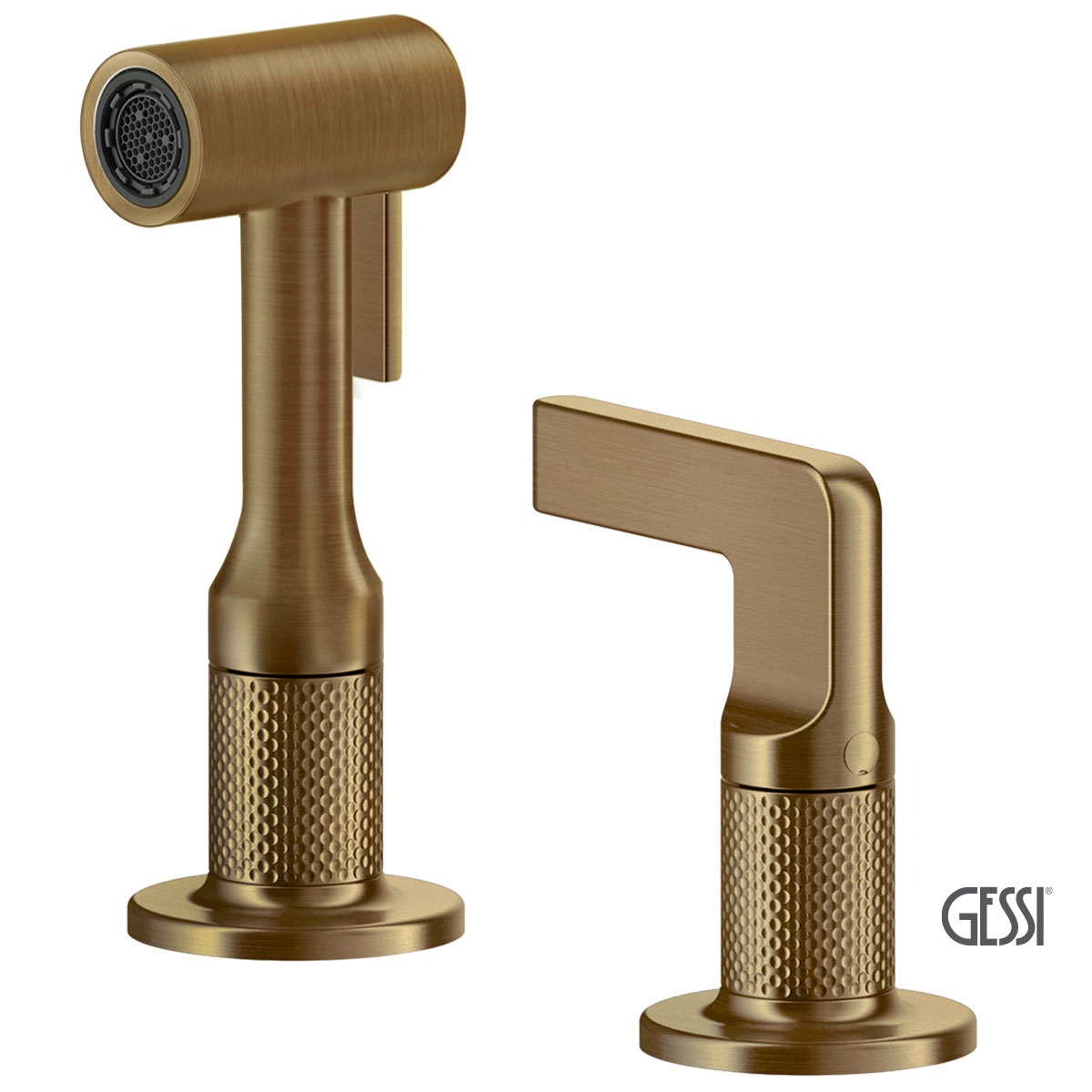 ΜΠΑΤ.ΝΕΡΟΧ.4 ΟΠΩΝ INCISO GESSI INOX316 WARM BRONZE BRUSHED PVD
