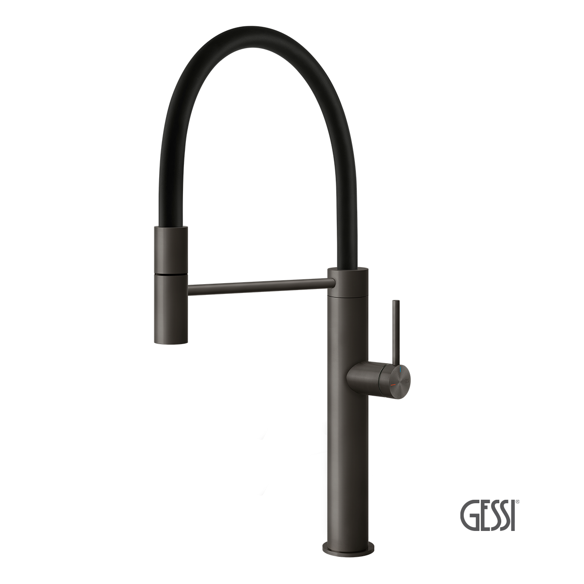 ΜΠΑΤ.ΝΕΡΟΧ.ΕΛΑΤΗΡΙΟΥ GESSI INOX316 BLACK METAL BRUSHED PVD