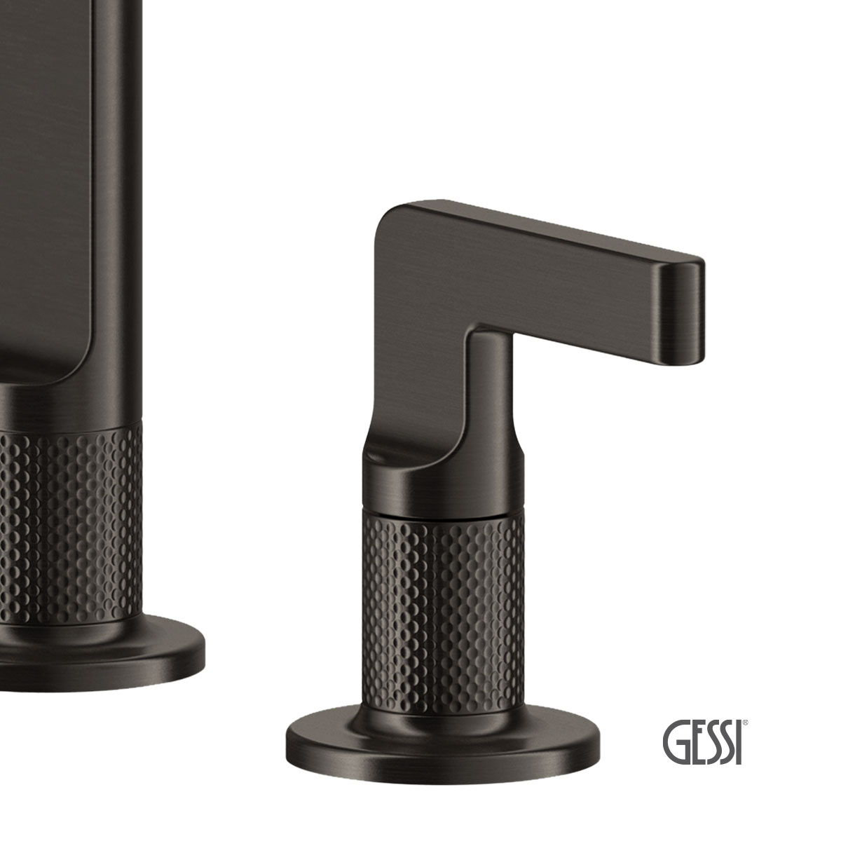 ΜΠΑΤ.ΝΕΡΟΧ. 3 ΟΠΩΝ INCISO GESSI BLACK METAL BRUSHED PVD