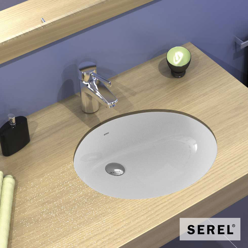 ΝΙΠΤΗΡΑΣ ΥΠΟΕΝΘΕΤΟΣ 58x43,5 SEREL WHITE