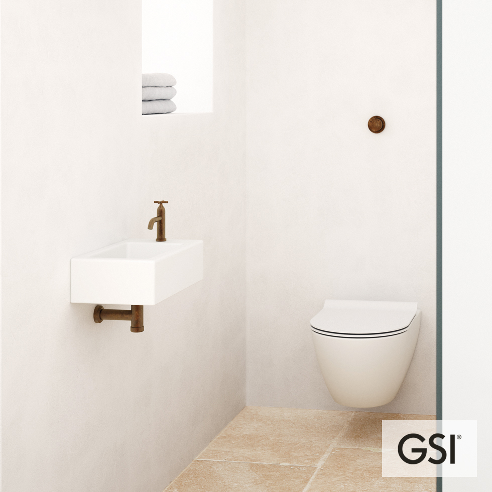 ΚΟΜΠΛΕ ΚΡΕΜ.ΛΕΚ.PURA/50 SWIRL+ΚΑΛ.MS86SC SUPER-SLIM S/C GSI WHITE MATT