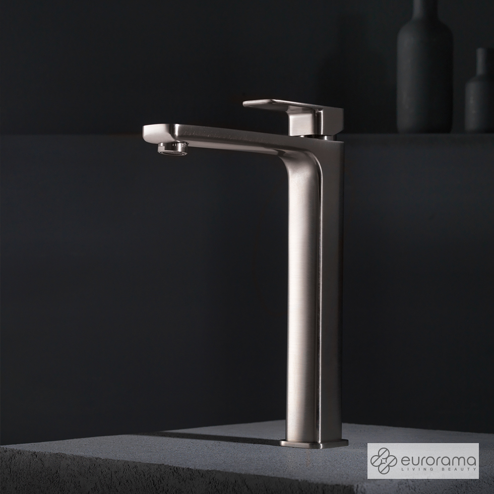 ΜΠΑΤ.ΝΙΠΤ.ΥΨΗΛ.ΜΕ ΒΑΛΒ.CLIC-CLAC QUADRA EURORAMA INOX