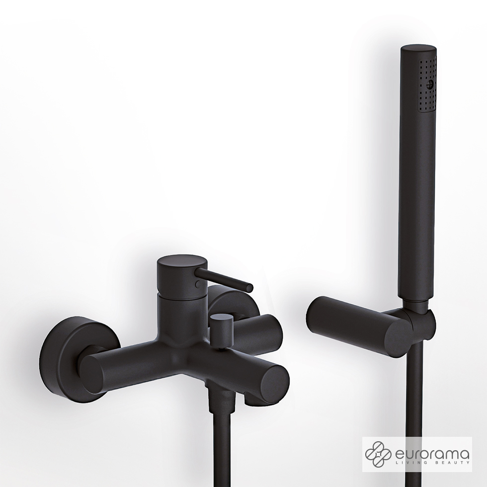ΜΠΑΤΑΡΙΑ ΛΟΥΤΡΟΥ TONDA EURORAMA BLACK MATT