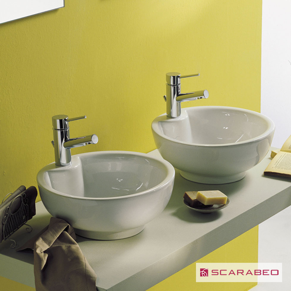 ΝΙΠΤΗΡΑΣ LUNA 40Φ (1 οπή) SCARABEO WHITE