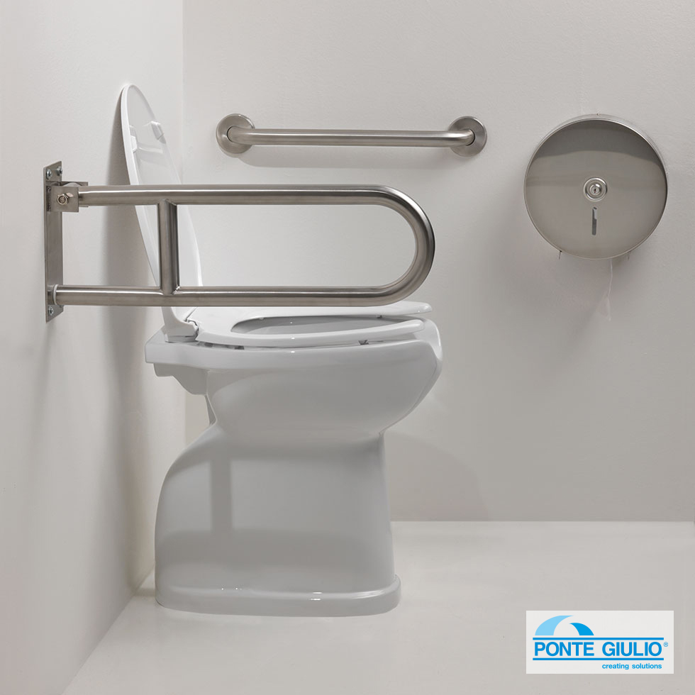 ΛΑΒΗ ΤΟΙΧΟΥ 38 CM ΑΜΕΑ INOX MAT