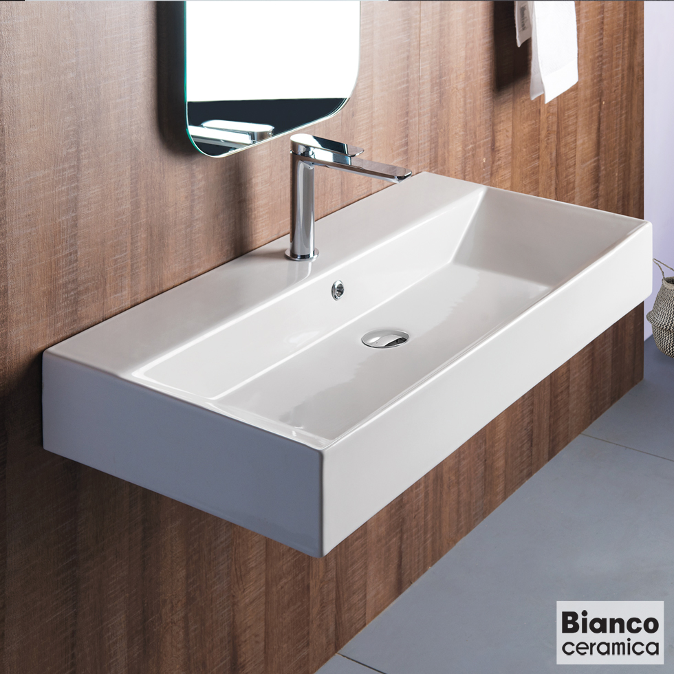 ΝΙΠΤΗΡΑΣ TETRA N 90x42 (1 οπή) BIANCO CERAMICA WHITE