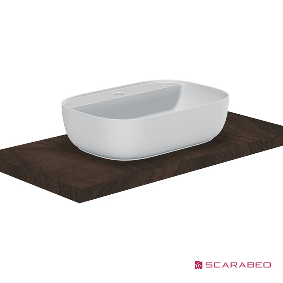 ΝΙΠΤΗΡΑΣ GLAM56/R 56x38 (1 οπή) SCARABEO WHITE