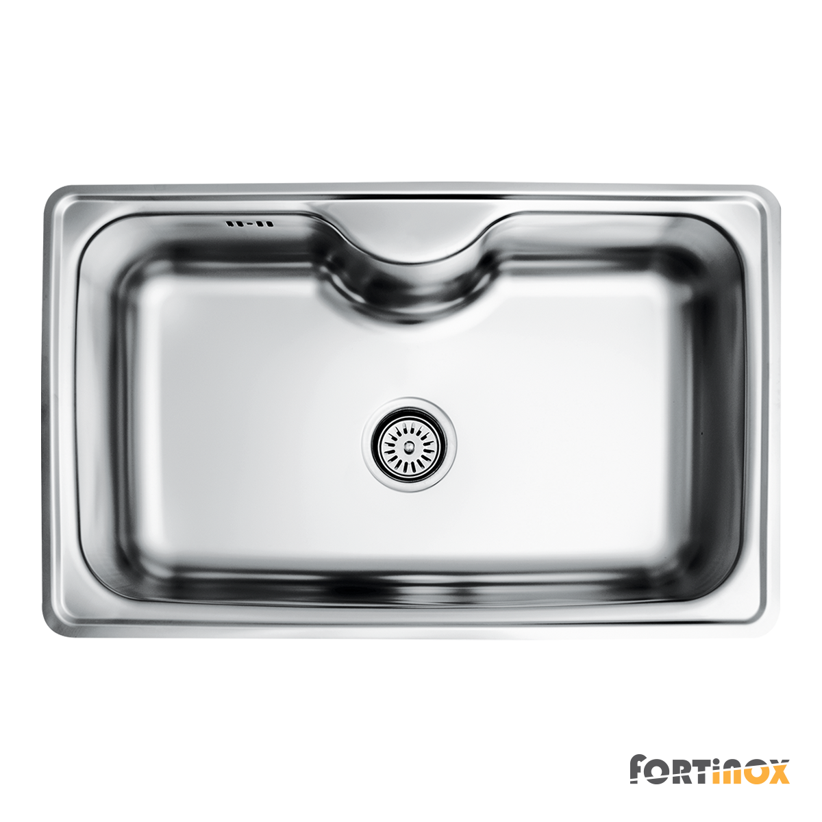 ΝΕΡΟΧΥΤΗΣ ARENA 80x50 FORTINOX INOX ΣΑΓΡΕ