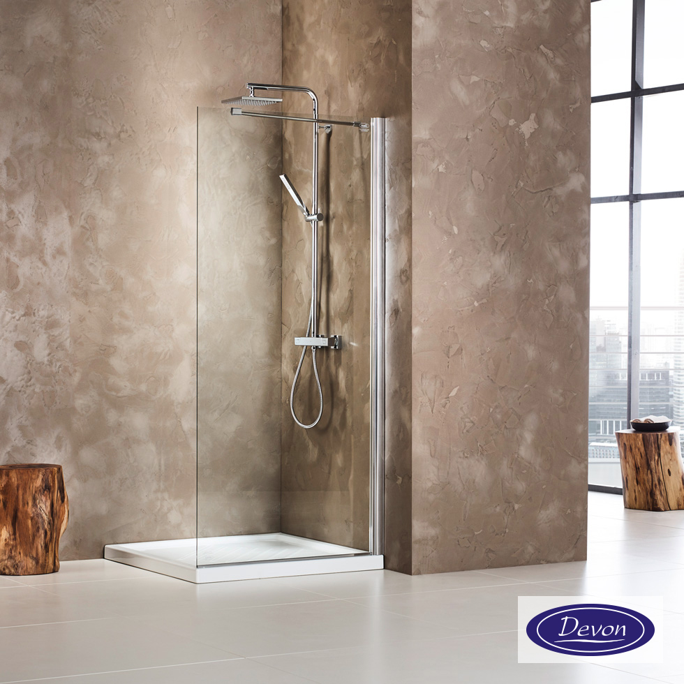 IWIS WALK-IN 87-89 H.185 CLEAN-GLASS CHROME