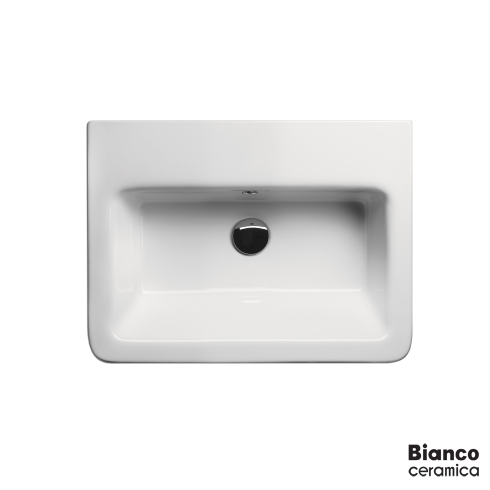 ΝΙΠΤΗΡΑΣ CITY 60x45 (1 οπή) BIANCO CERAMICA WHITE