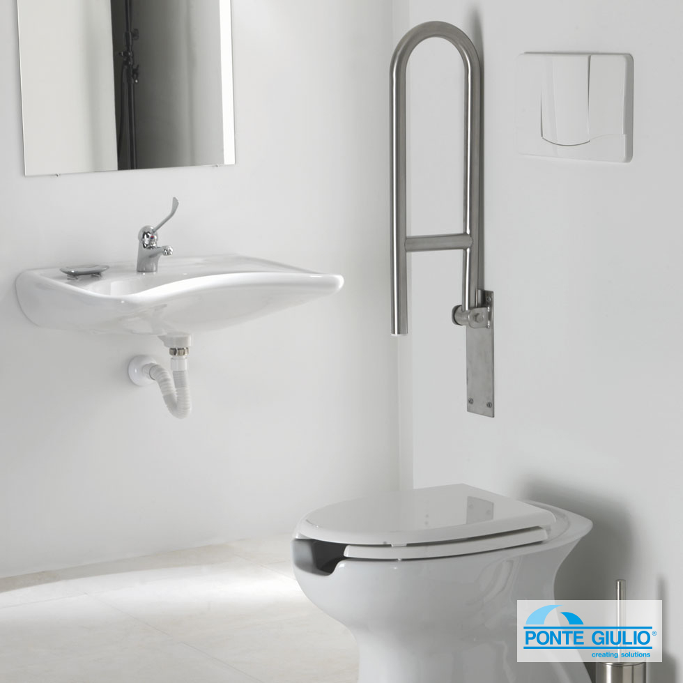 ΜΠΑΡΑ ΤΟΙΧΟΥ ΑΝΑΚΛΙΝΟΜΕΝΗ 80 CM AMEA INOX MAT