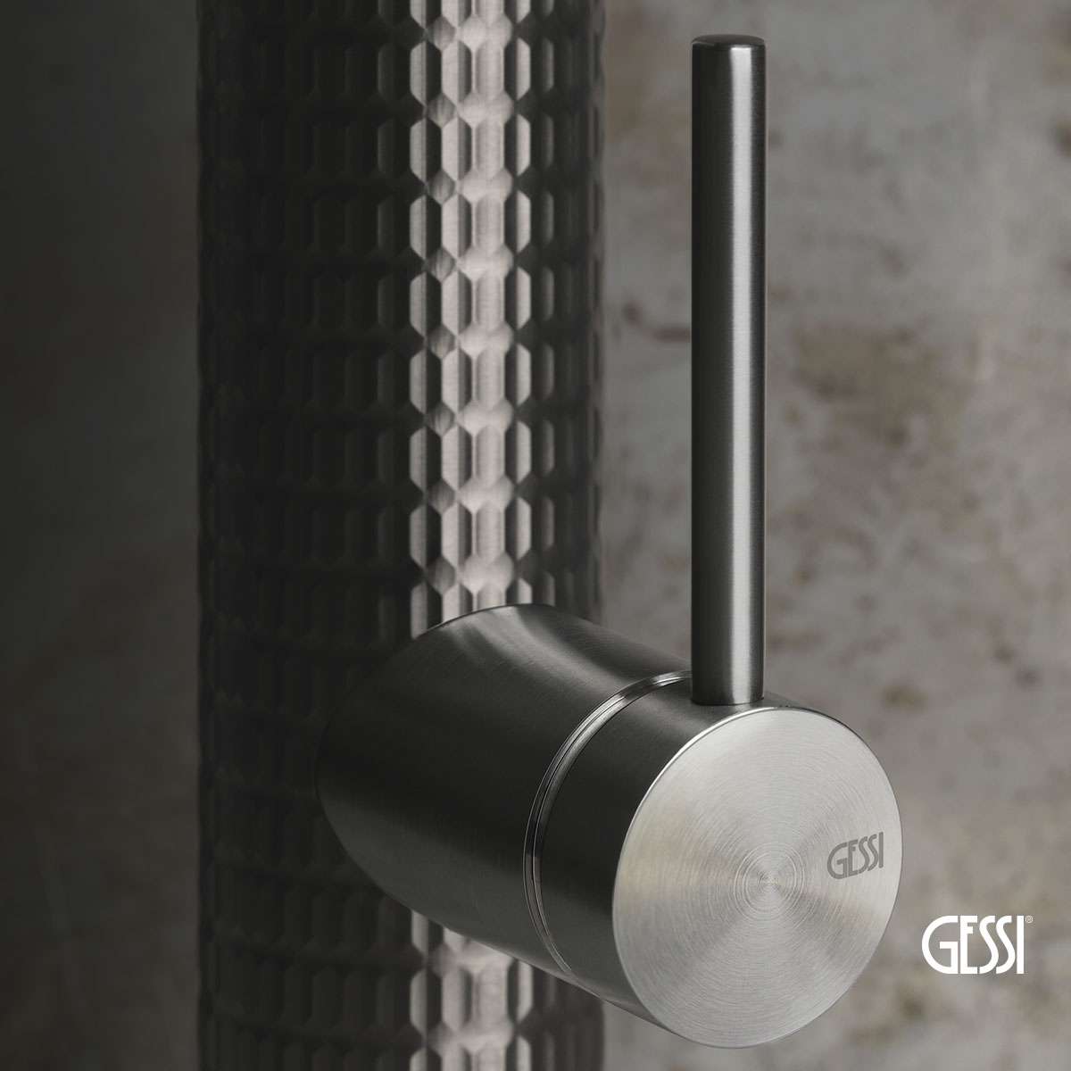 ΜΠΑΤ.ΝΕΡΟΧ.ΕΛΑΤΗΡΙΟΥ GESSI INOX316 STEEL BRUSHED