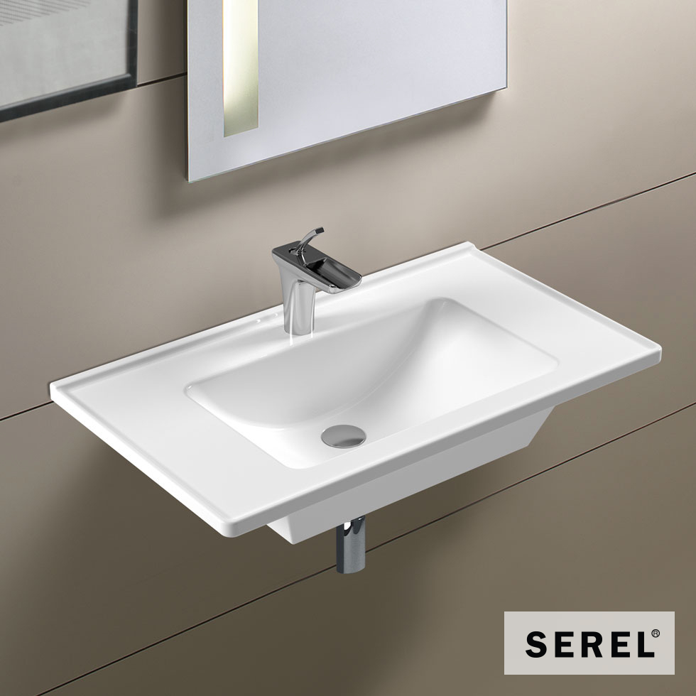 ΝΙΠΤΗΡΑΣ SLIM 80x46 (1 οπή) SEREL WHITE
