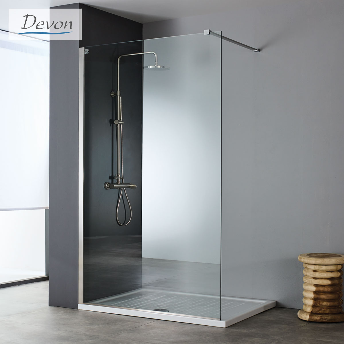 IWIS WALK-IN 56-58 H.200 DEVON CLEAN PVD AISI304 INOX BRUSHED