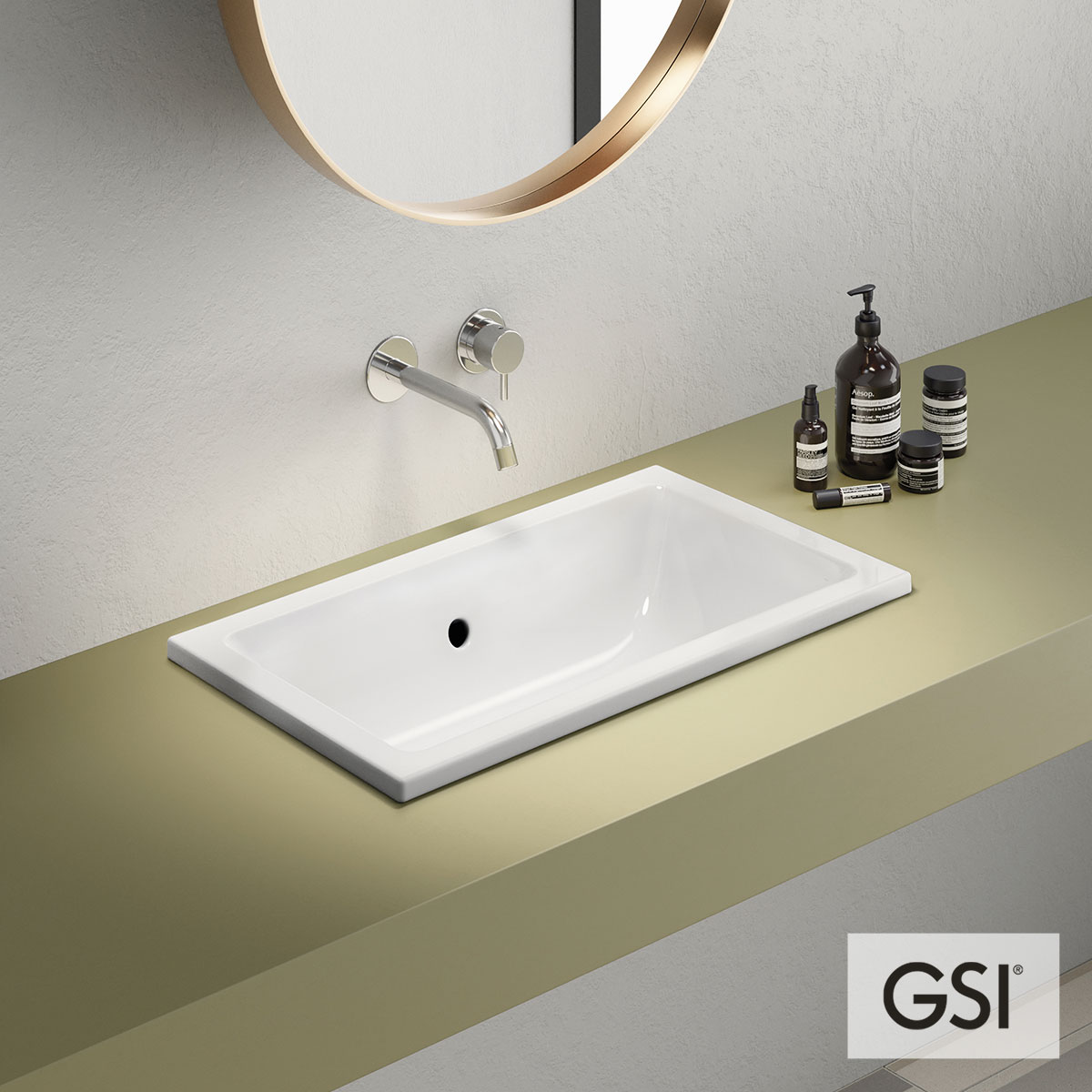 ΝΙΠΤΗΡΑΣ KUBE 60x37 GSI WHITE