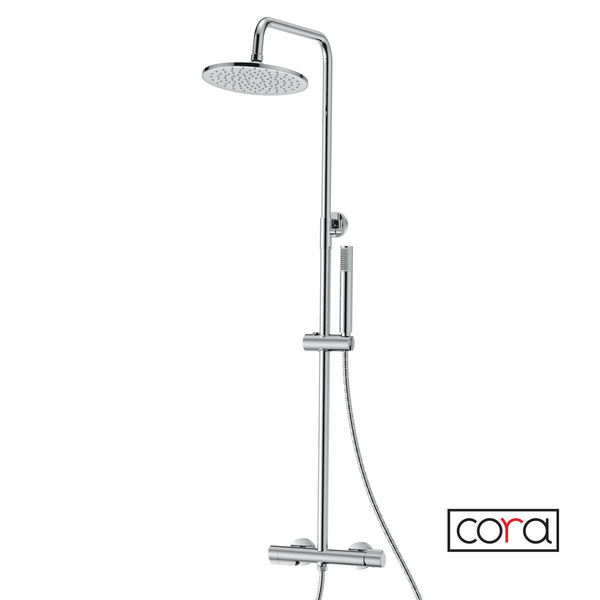 ΜΠΑΤ.ΝΤΟΥΖ+ΜΕΤΑΒΛΗΤΗ ΚΟΛΩΝΑ+ΚΕΦΑΛΗ OCCO CORA CHROME