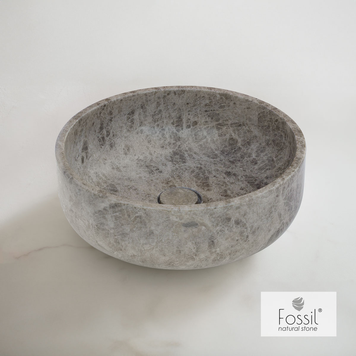 ΝΙΠΤΗΡΑΣ ΜΑΡΜΑΡΙΝΟΣ THALO Φ33 H.12.5 FOSSIL EMPERADOR PALE