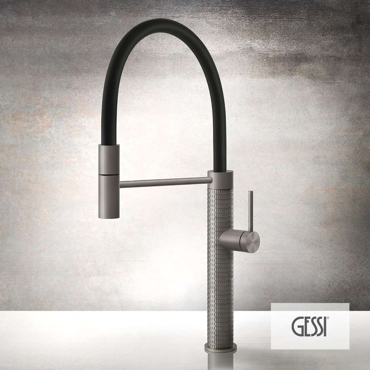 ΜΠΑΤ.ΝΕΡΟΧ.ΕΛΑΤΗΡΙΟΥ GESSI INOX316 STEEL BRUSHED