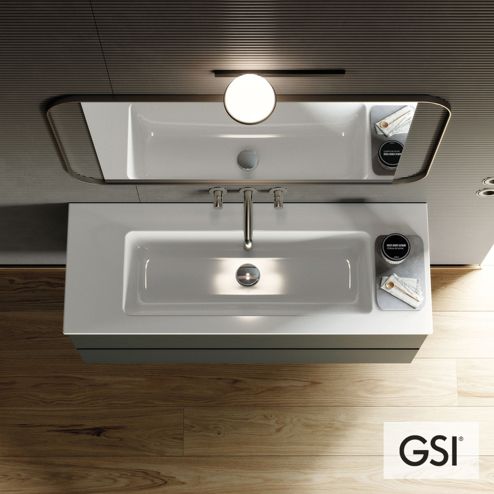 ΝΙΠΤΗΡΑΣ PURA 102x46 (1 οπή+2 προχ.) GSI WHITE