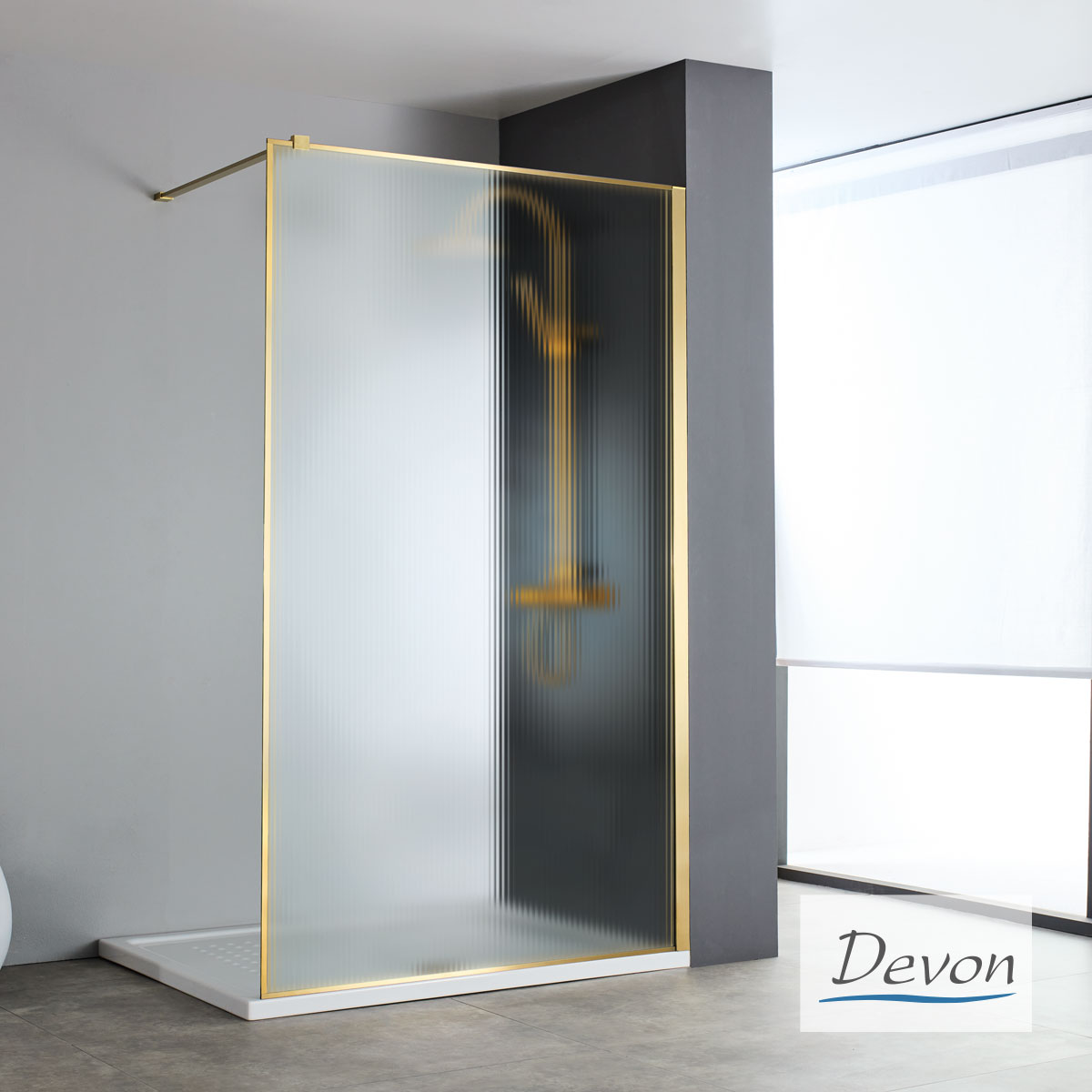 IWIS WALK-IN 76-78 H.200 FLUTED CLEAN PVD AISI304 GOLD BRUSHED