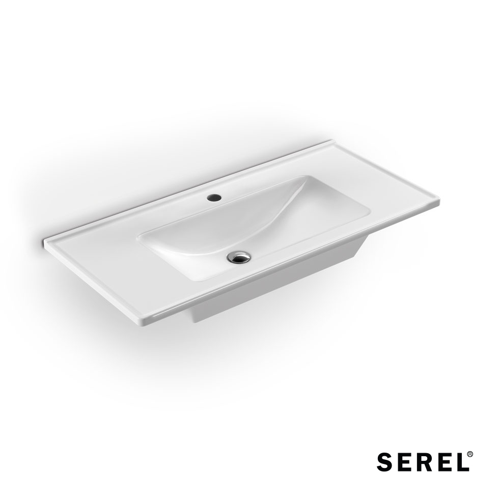 ΝΙΠΤΗΡΑΣ SLIM 100x46 (1 οπή) SEREL WHITE
