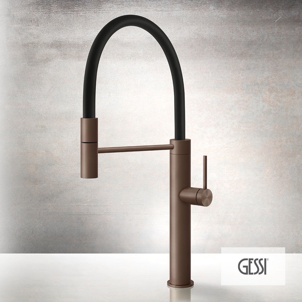 ΜΠΑΤ.ΝΕΡΟΧ.ΕΛΑΤΗΡΙΟΥ GESSI COPPER BRUSHED PVD