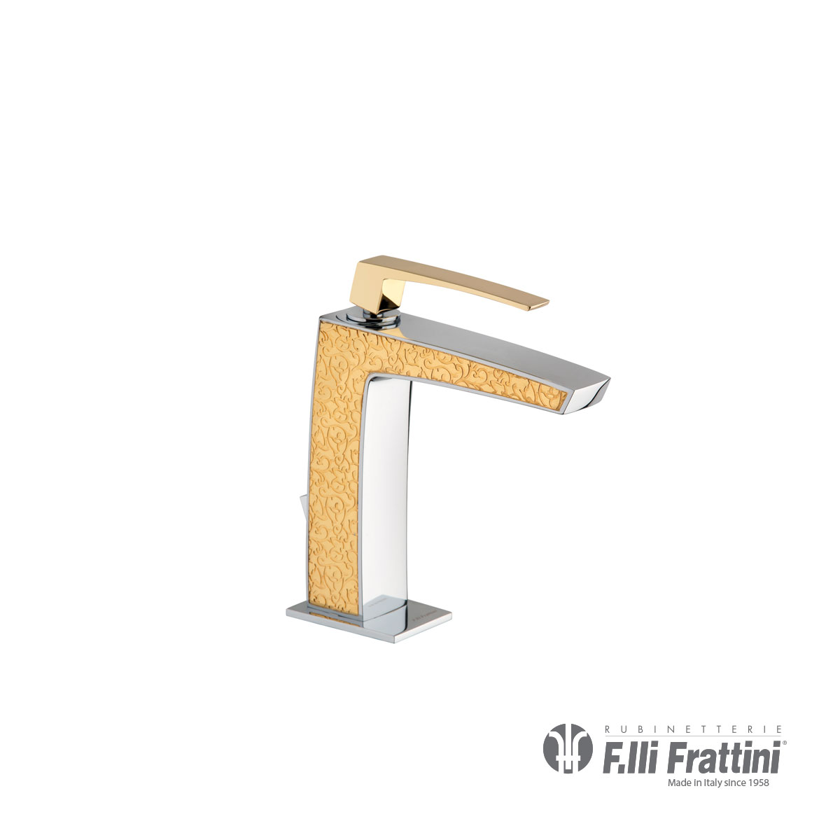 ΜΠΑΤ.ΝΙΠΤ. LUCE FRATTINI DECOR CHROME/GOLD