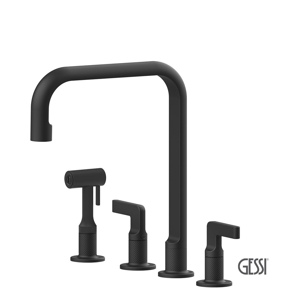 ΜΠΑΤ.ΝΕΡΟΧ. 4 ΟΠΩΝ INCISO GESSI BLACK MATT