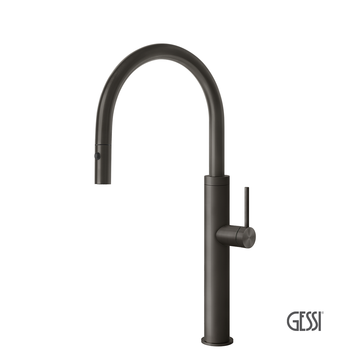 ΜΠΑΤ.ΝΕΡΟΧ. GESSI INOX316 BLACK METAL BRUSHED PVD