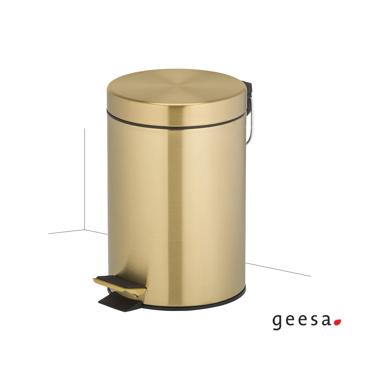 ΧΑΡΤΟΔΟΧ.ΕΠΙΔΑΠ.3L GEESA INOX PVD BRUSHED GOLD