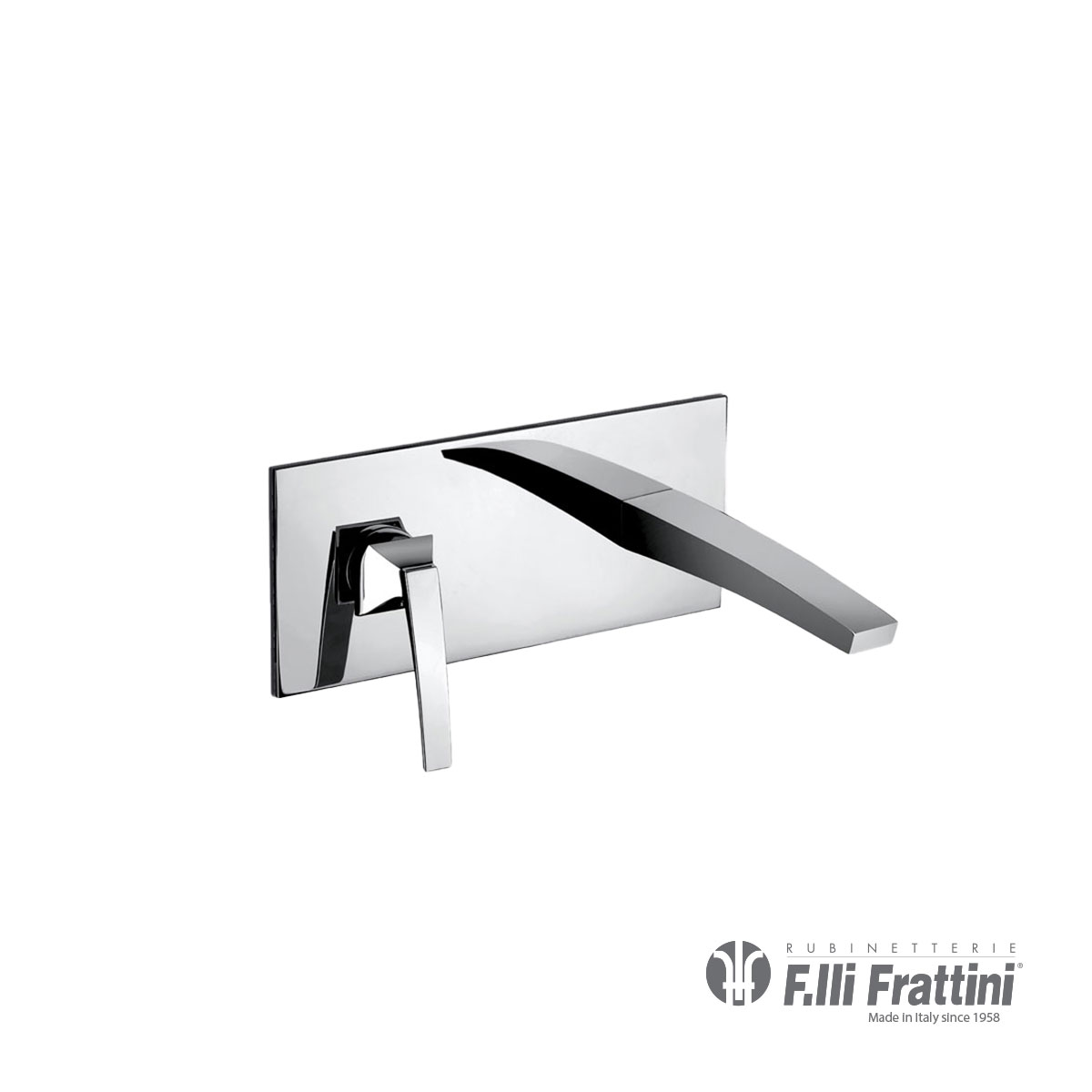 ΜΠΑΤ.ΝΙΠΤ.ΤΟΙΧΟΥ 2 ΟΠΩΝ LUCE FRATTINI CHROME