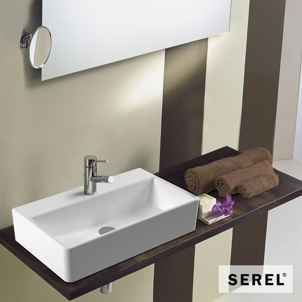 ΝΙΠΤΗΡΑΣ TETRA 60x35 (1 οπή) SEREL WHITE