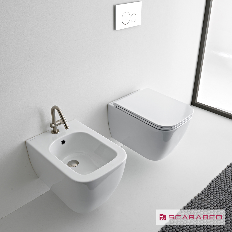 ΚΟΜΠΛΕ ΚΡΕΜ.ΛΕΚ+ΚΑΛ.ΑΠΟΣΠ.SLIM S/C TEOREMA/52 CLEAN-FLUSH SCARABEO WHITE