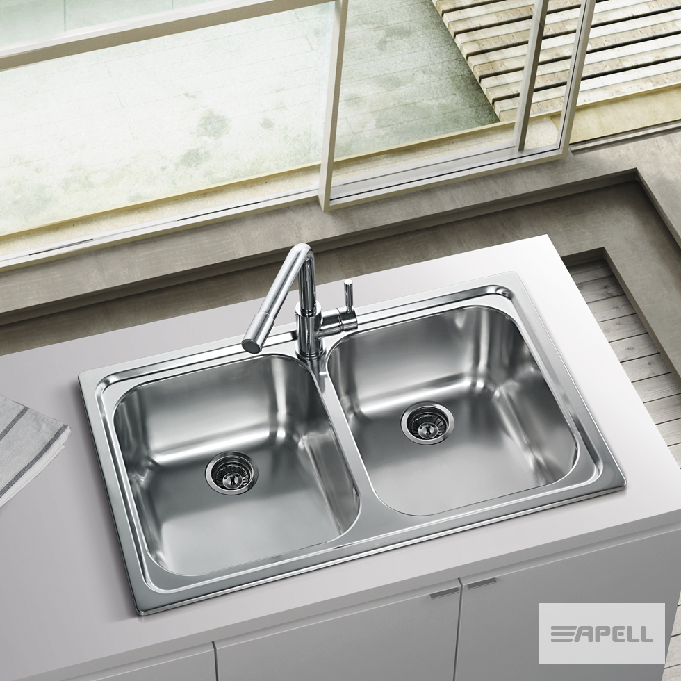 ΝΕΡΟΧΥΤΗΣ ANNIVERSARIO 79Χ50 APELL INOX ΛΕΙΟ