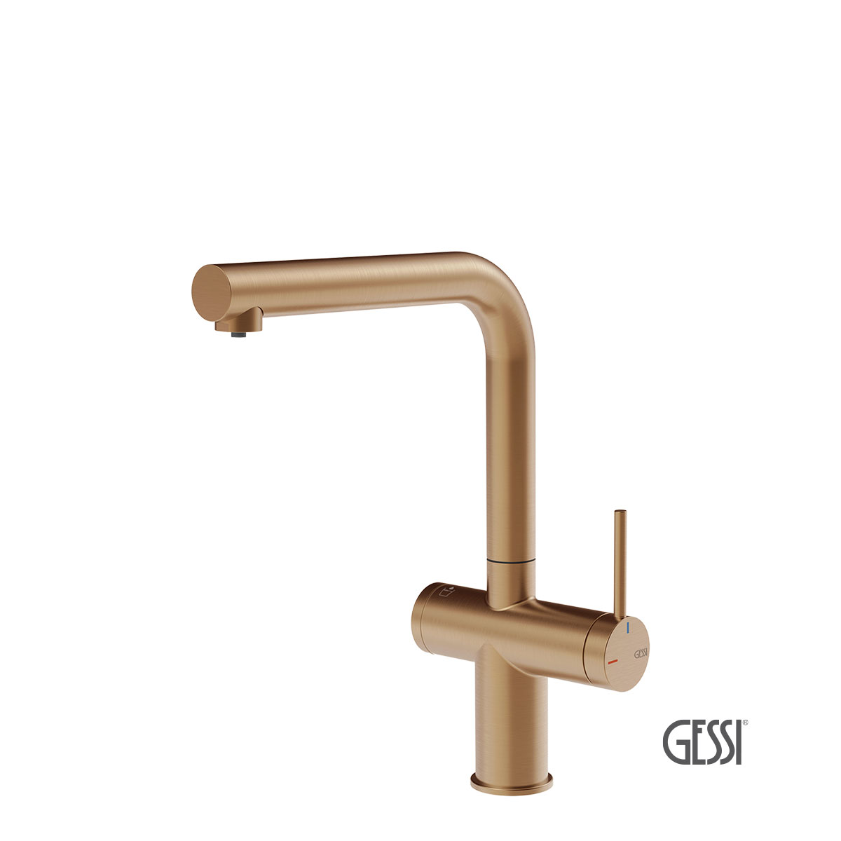 ΜΠΑΤ.ΝΕΡΟΧ. INEDITO GESSI WARM BRONZE BRUSHED PVD